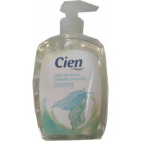 Жидкое мыло для рук Cien Sensitive с дозатором, 500 мл